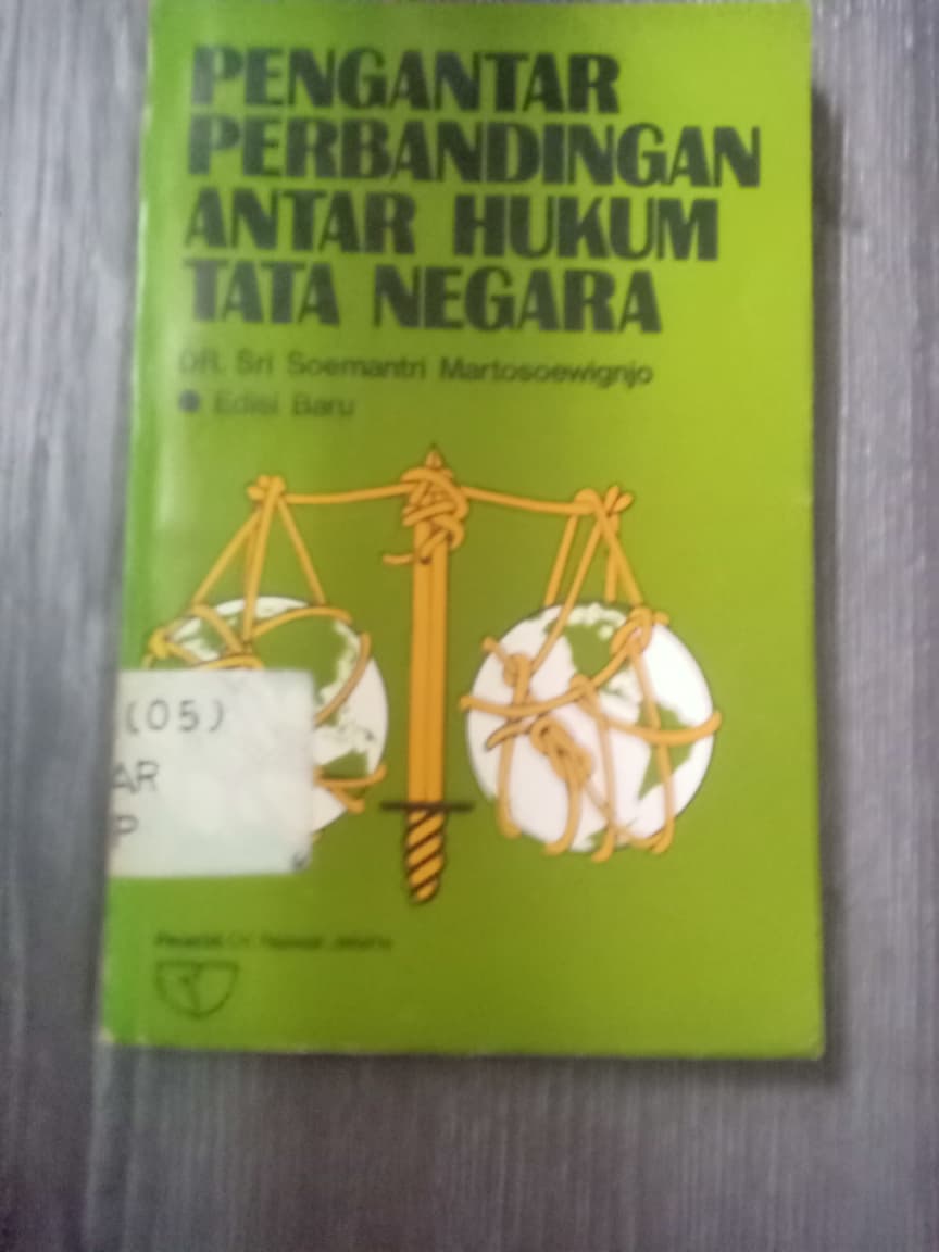 Cover Pengantar Perbandingan Antar Hukum Tata Negara