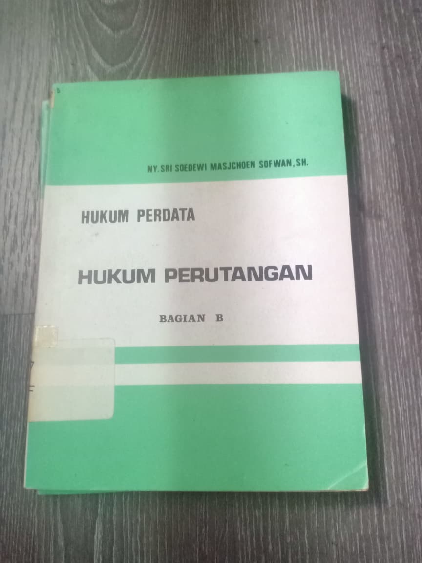 Cover Hukum Perdata Hukum Perutangan
