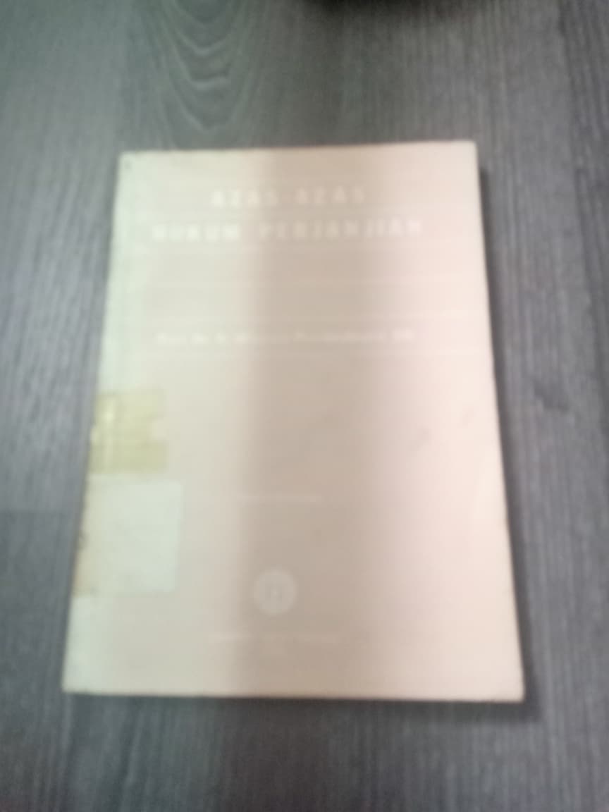 Cover Azas-azas Hukum Perjanjian