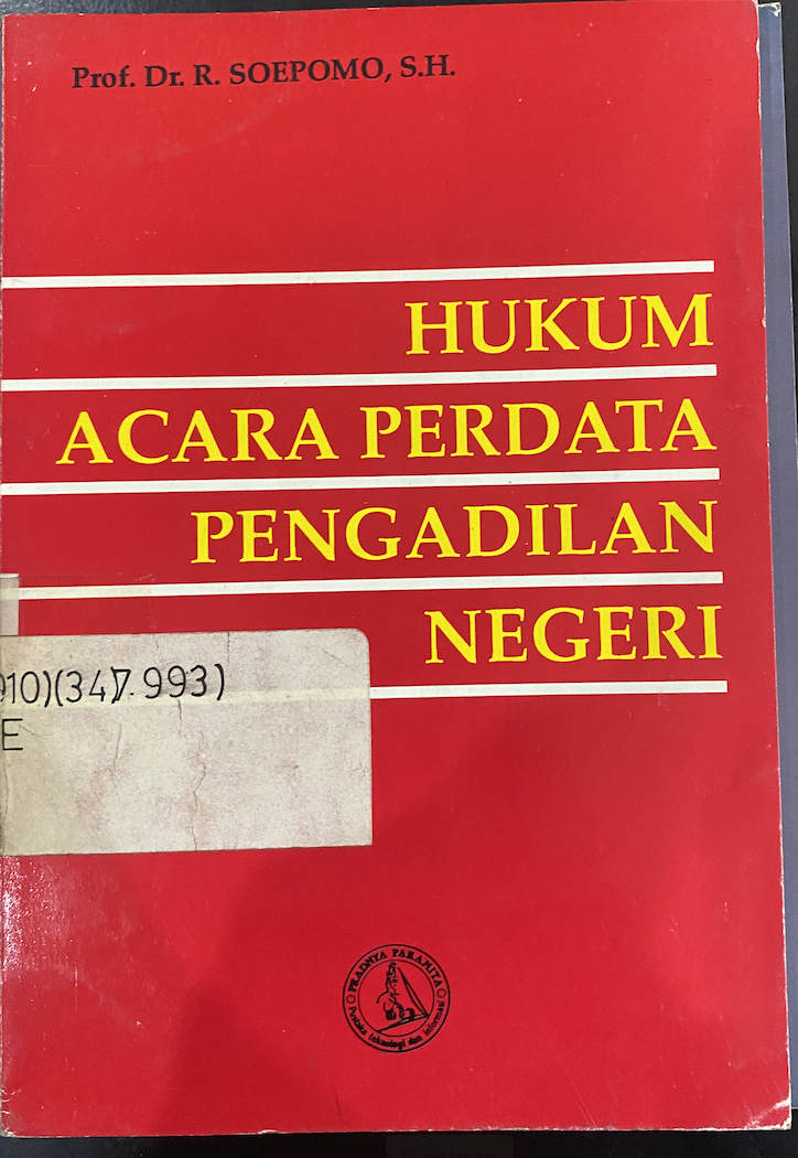 Cover Hukum Acara Perdata Pengadilan Negeri