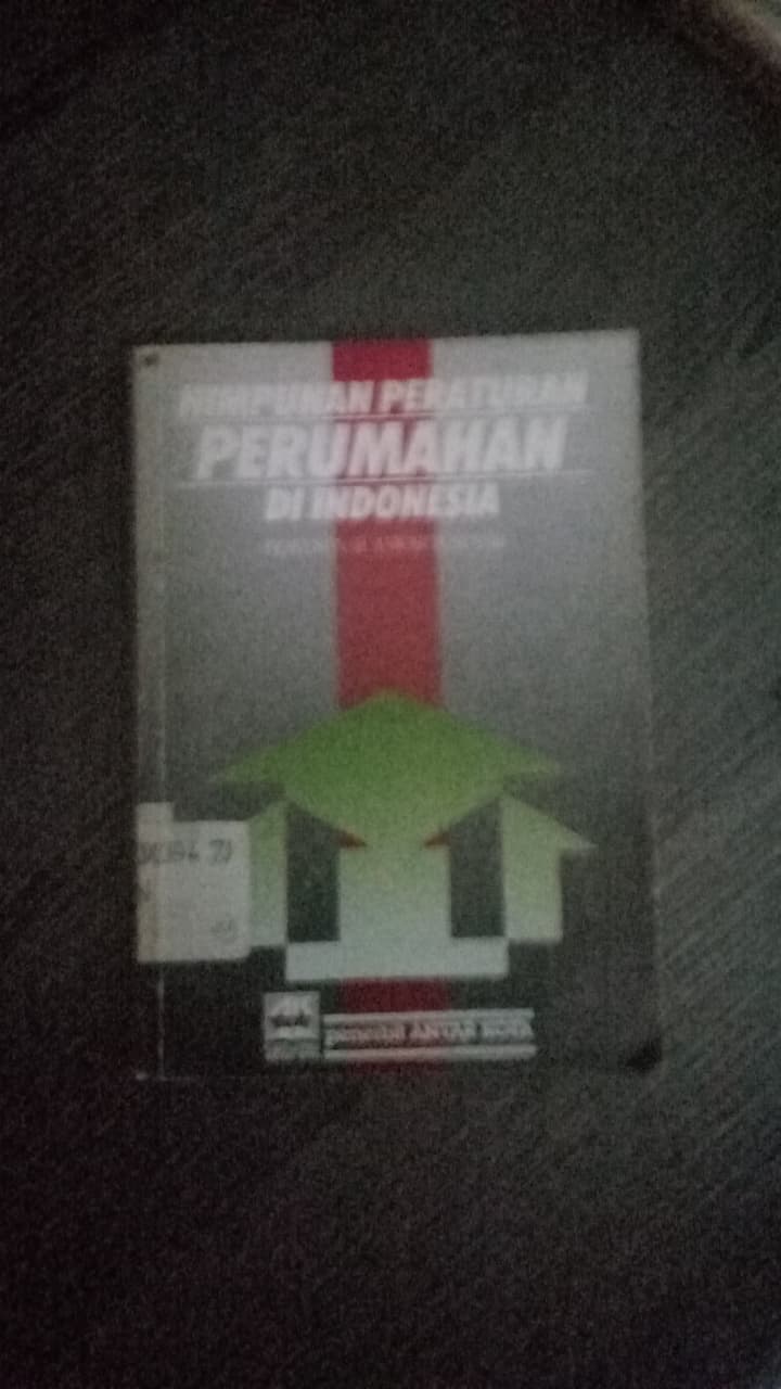Cover Himpunana Peraturan Perumahan Di Indonesia
