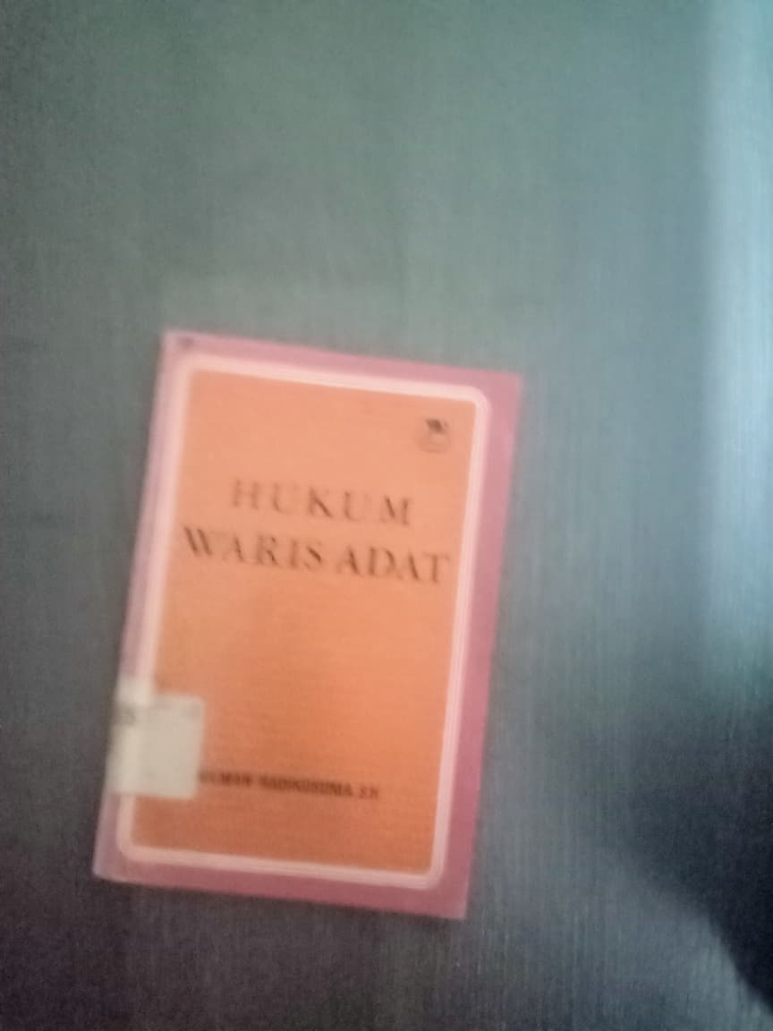 Cover Hukum Waris Adat