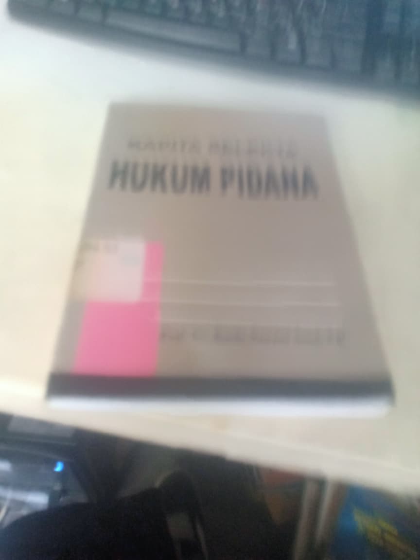 Cover Kapita Selekta Hukum Pidana