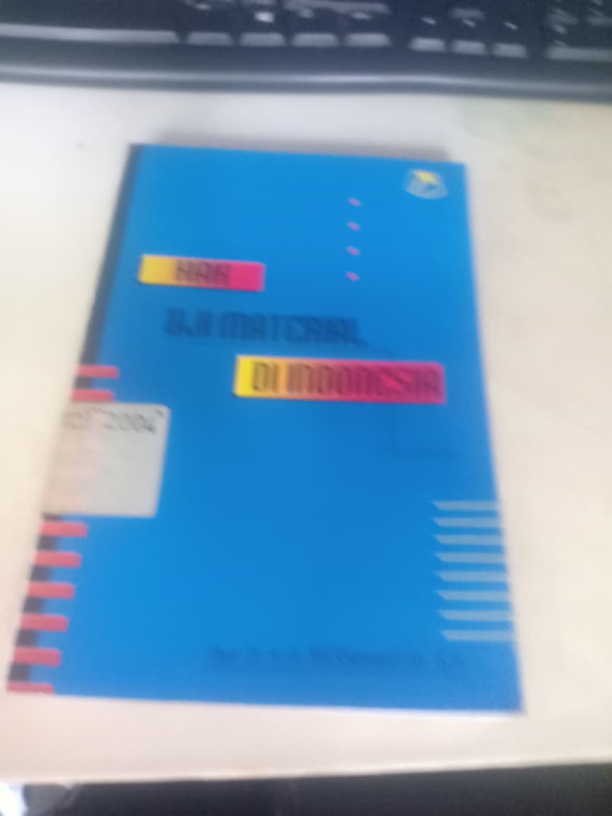 Cover Hak Uji Material Di Indonesia