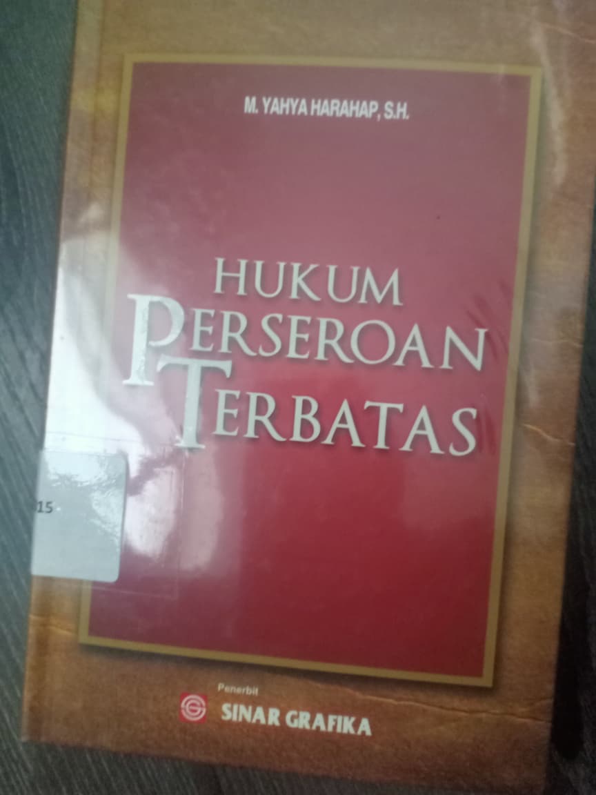 Cover Hukum Perseroan Terbatas
