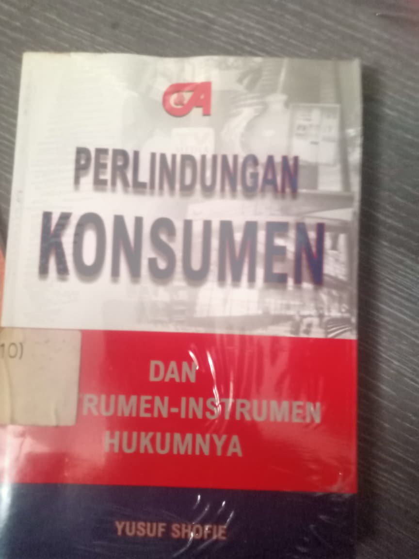 Cover Perlindungan Konsumen Dan Instrumen-instreumen Hukumnya