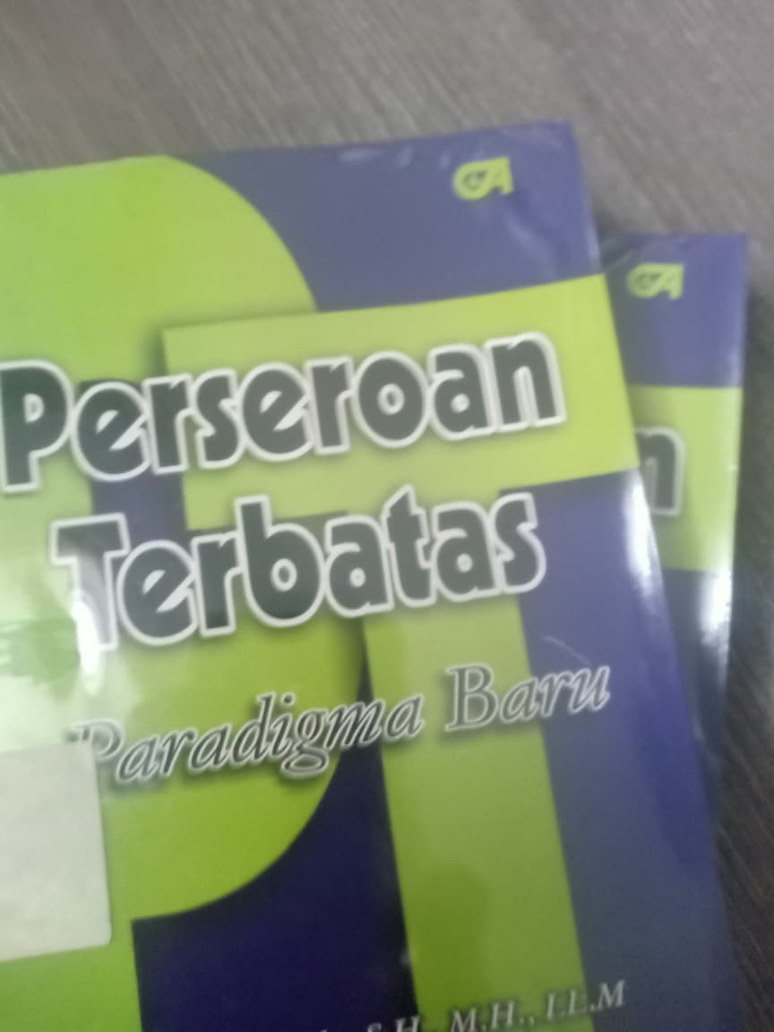Cover Perseroan Terbatas Paradigma Baru