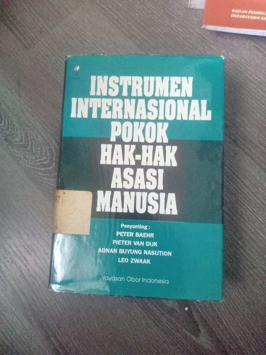 Cover Instrumen Internasional Pokok Hak-hak Asasi Manusia