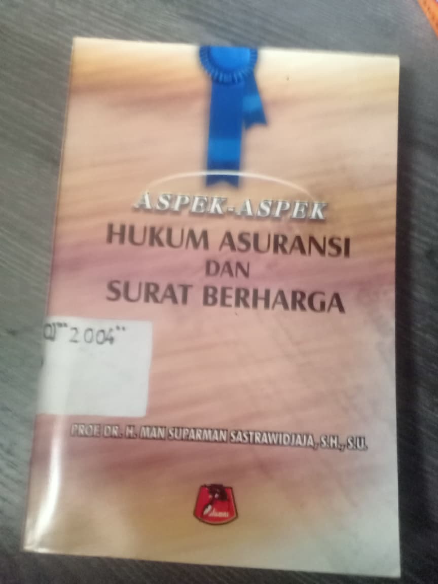 Cover Aspek-Aspek Hukum Asuransi Dan Surat Berharga