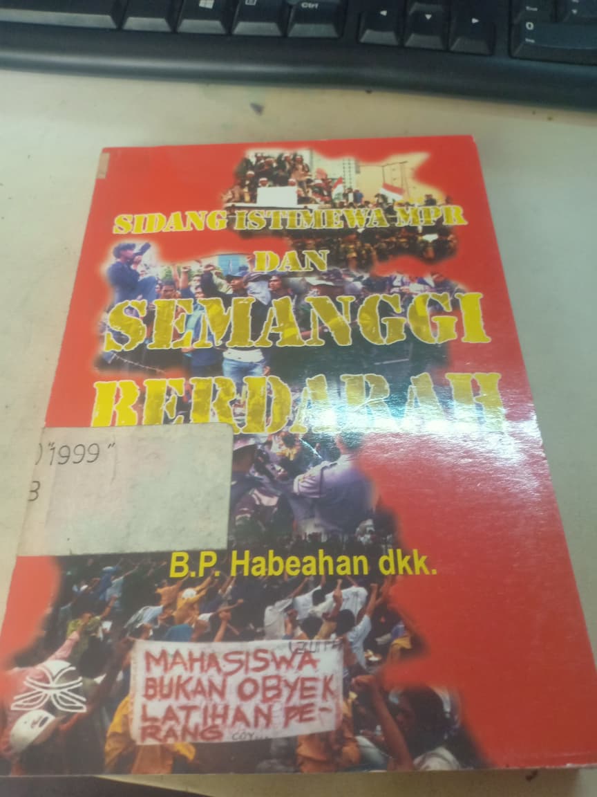 Cover Sidang Istimewa MPR Dan Semanggi Berdarah