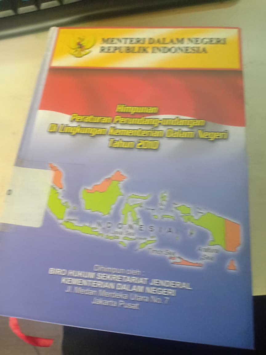 Cover Himpunan Peraturan Perundang-undangan Di Lingkungan Kementerian Dalam Negeri  Tahun 2010