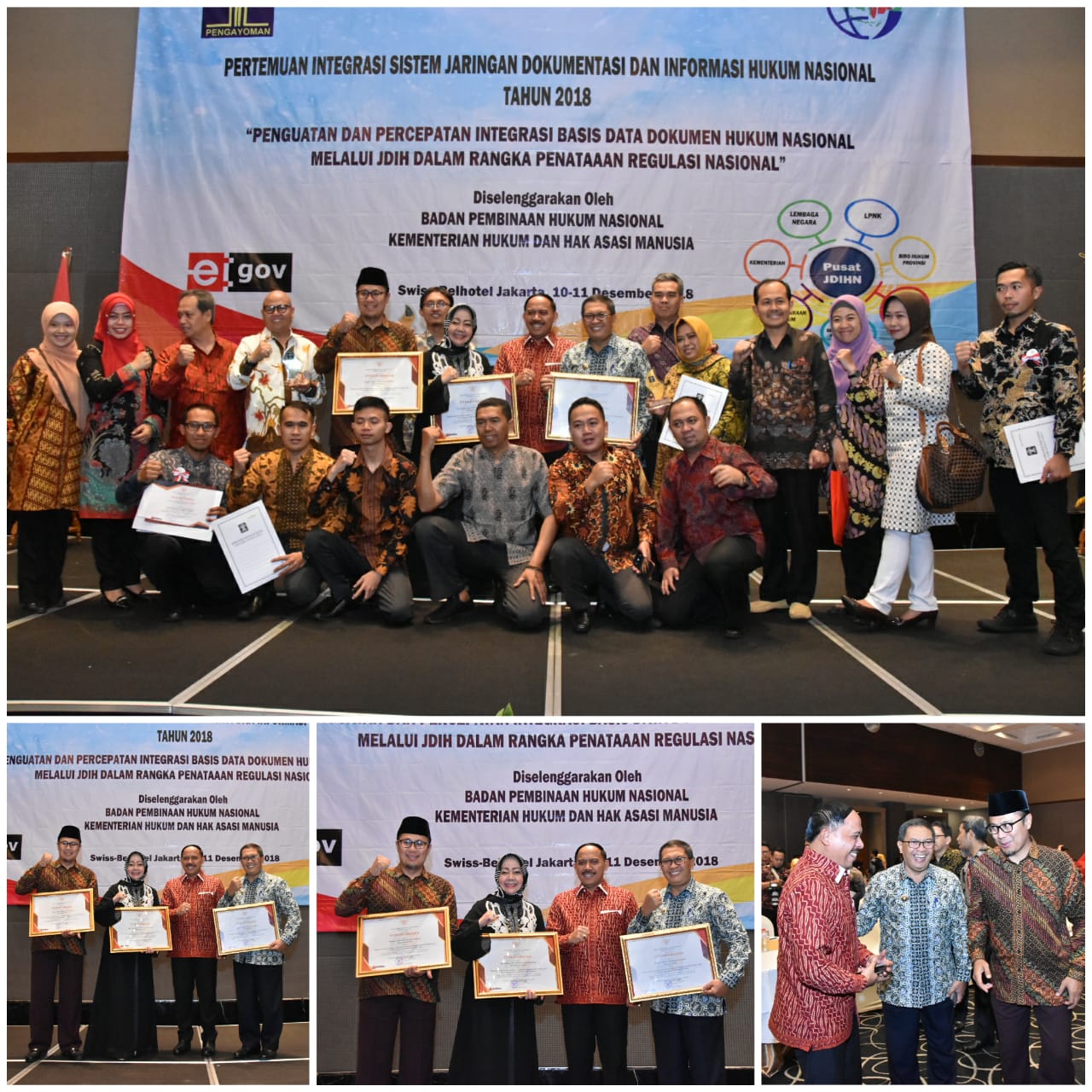 Preview Pertemuan Integrasi Jaringan Dokumentasi dan Informasi Hukum (JDIH) Tahun 2018 dan Penerimaan Penghargaan JDIH Bagian Hukum Sekretariat Daerah Kota Bandung sebagai Anggota JDIH terbaik III Ka